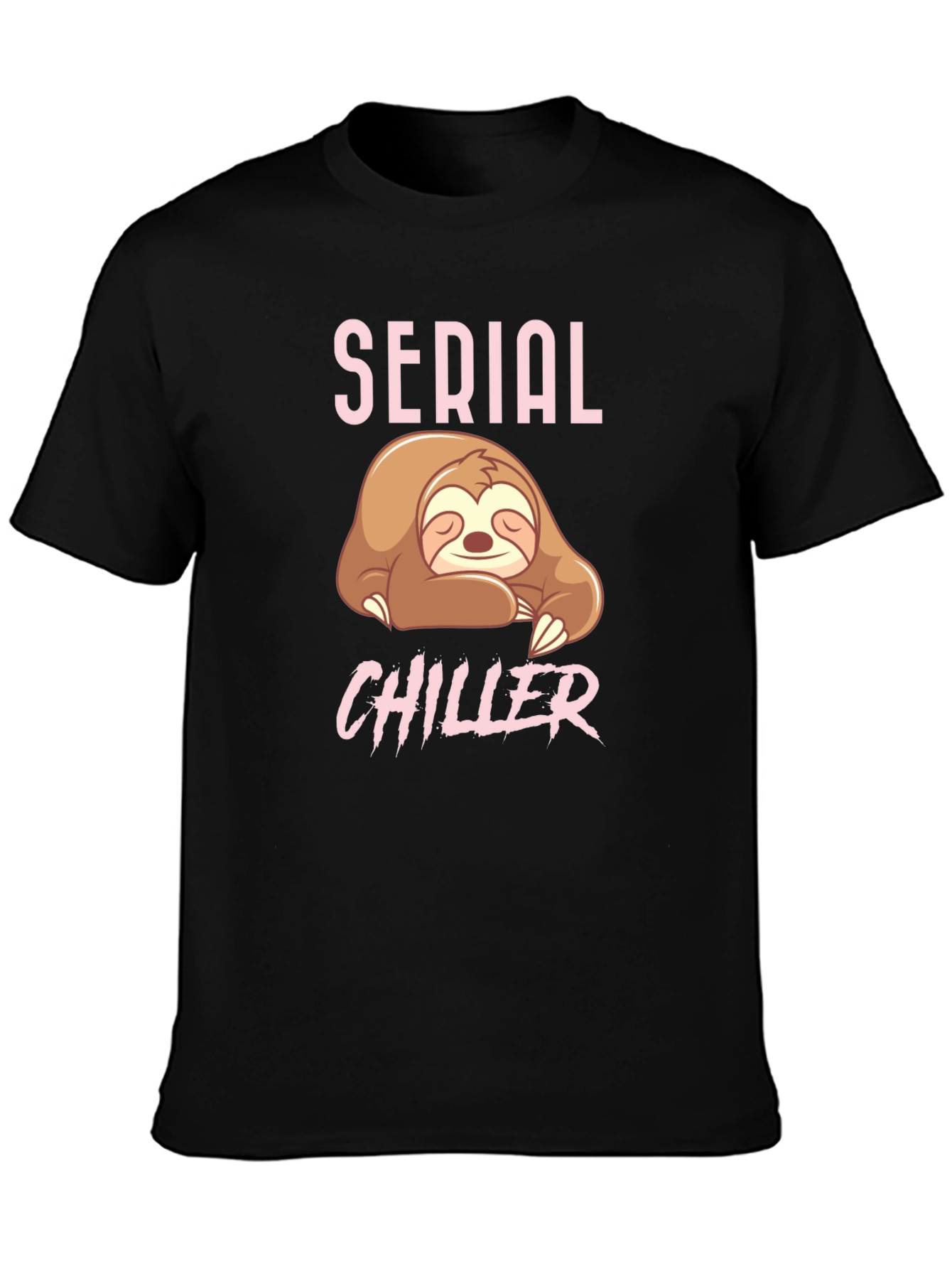 Serial Chiller Sloth T-Shirt - Comfy & Relaxed Fit