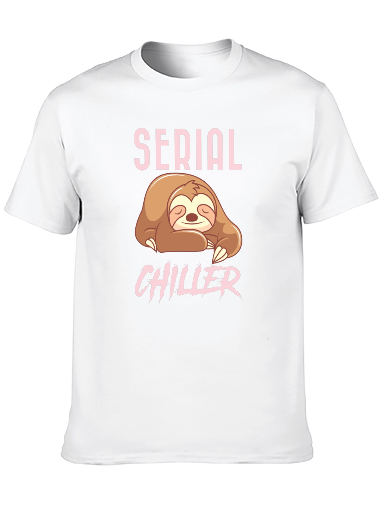 Serial Chiller Sloth T-Shirt - Comfy & Relaxed Fit