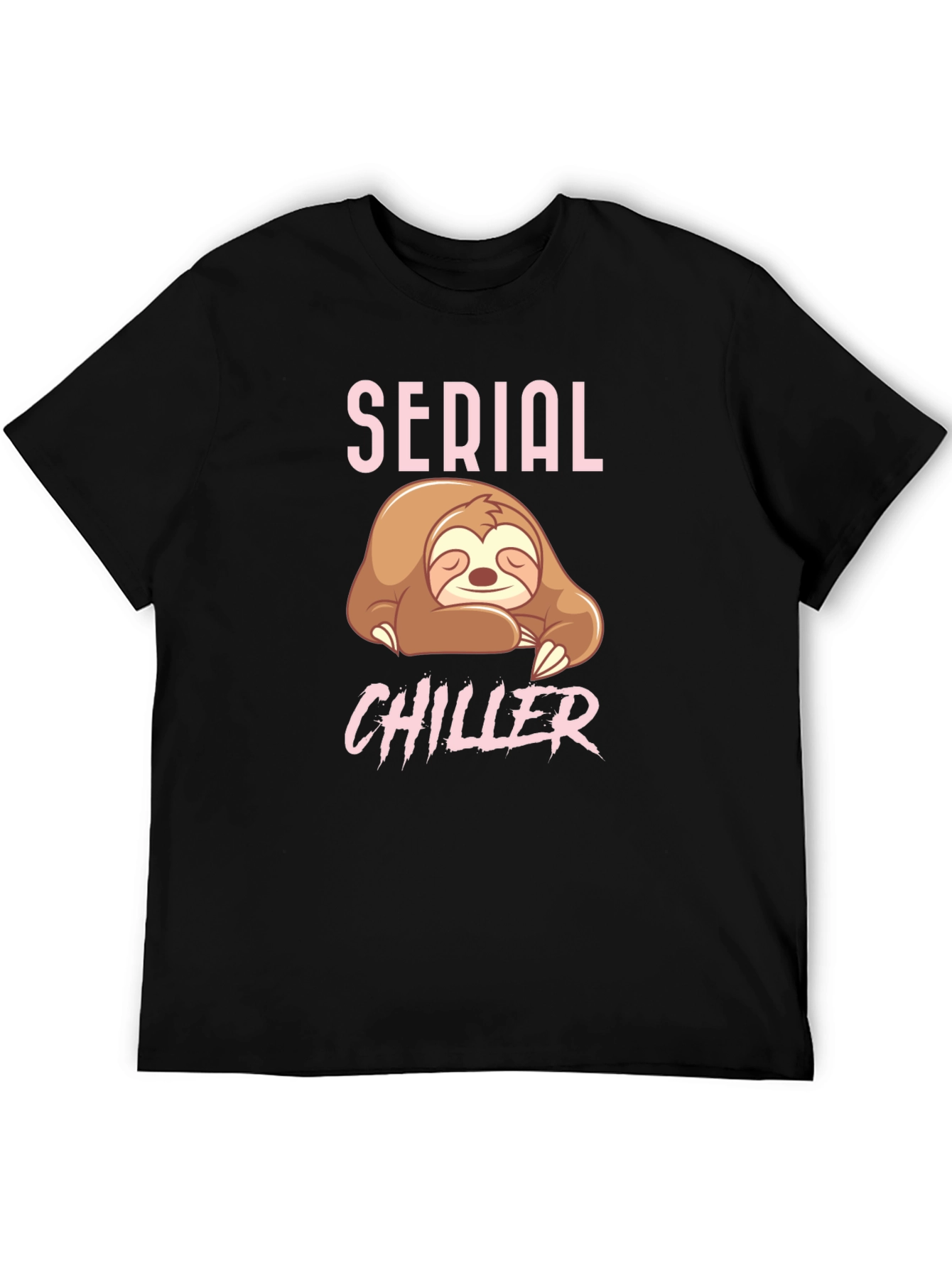 Serial Chiller Sloth T-Shirt - Comfy & Relaxed Fit
