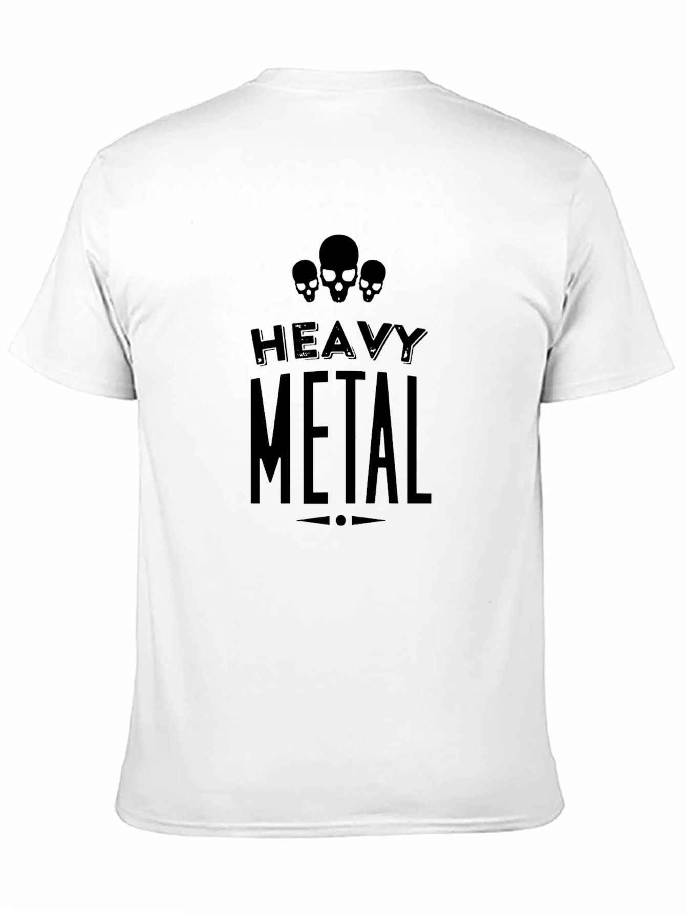 Heavy Metal Skull T-Shirt Mens Graphic Tee