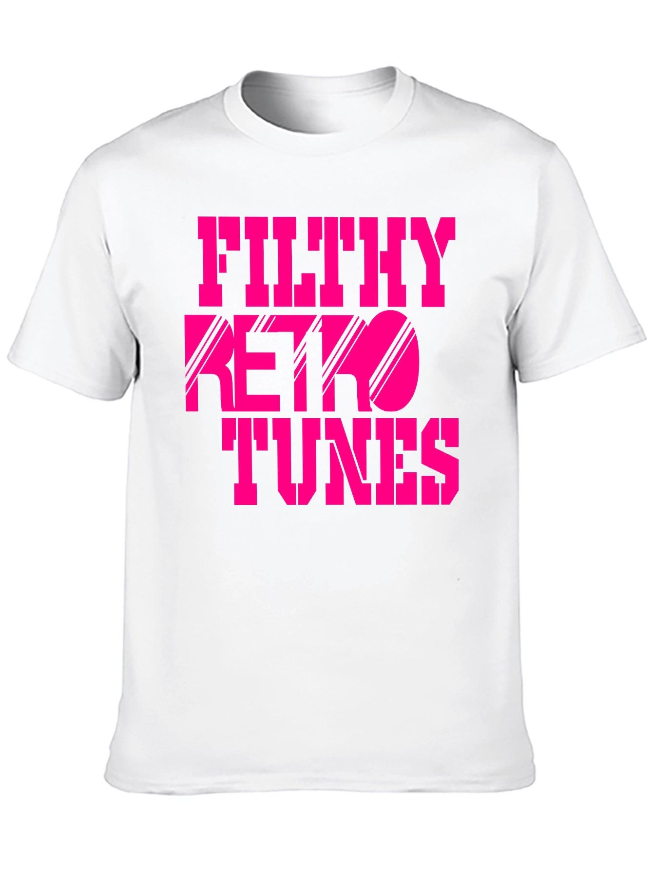Filthy Retro Tunes Graphic Black T-Shirt