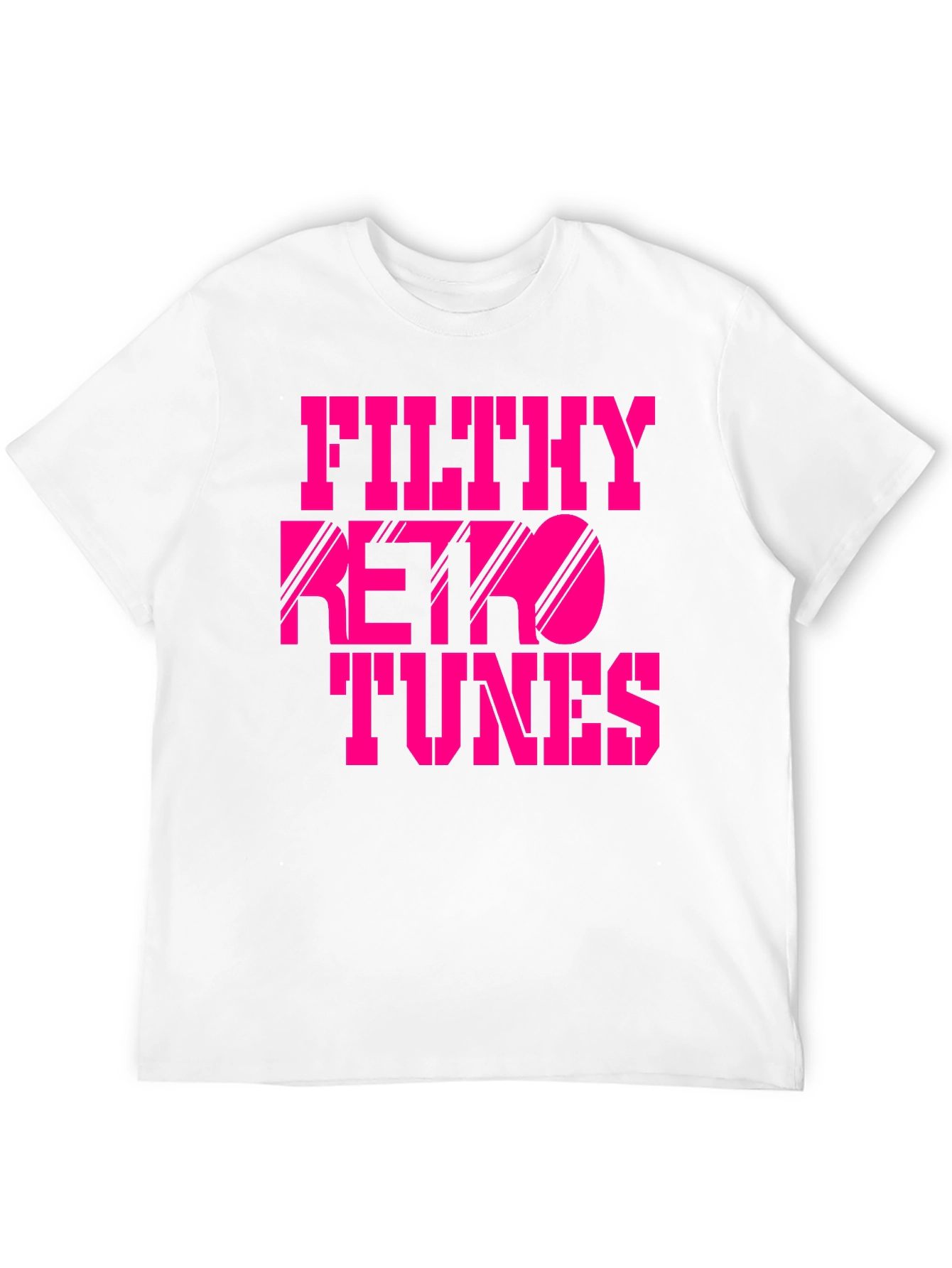 Filthy Retro Tunes Graphic Black T-Shirt