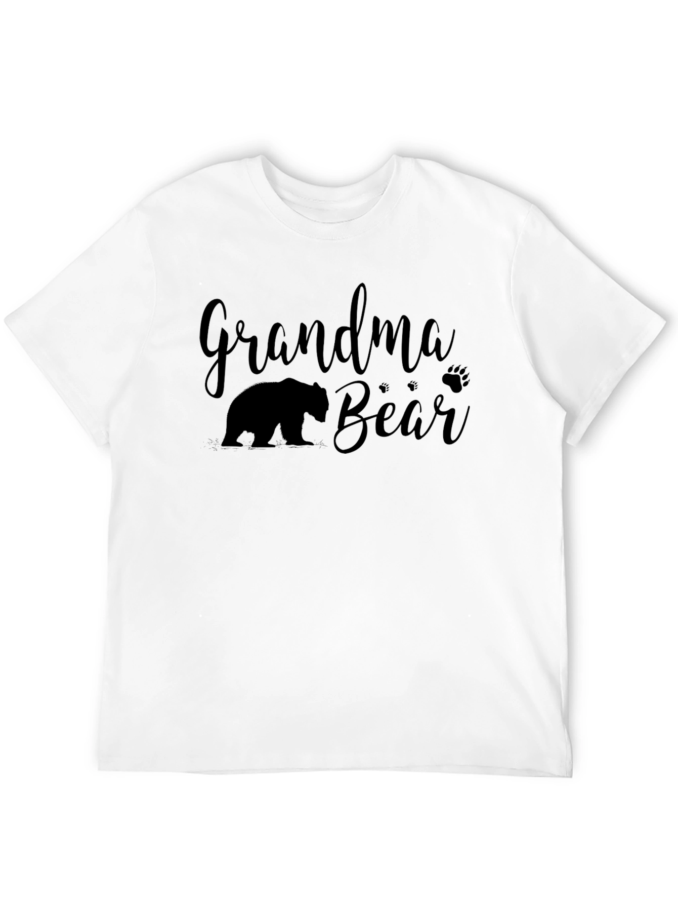 Grandma Bear Black T-Shirt