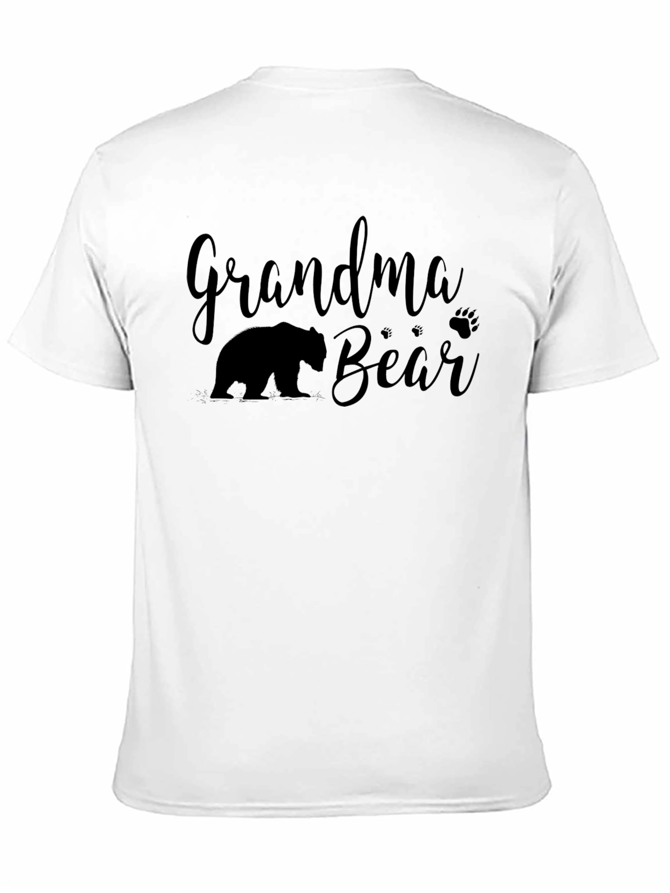 Grandma Bear Black T-Shirt