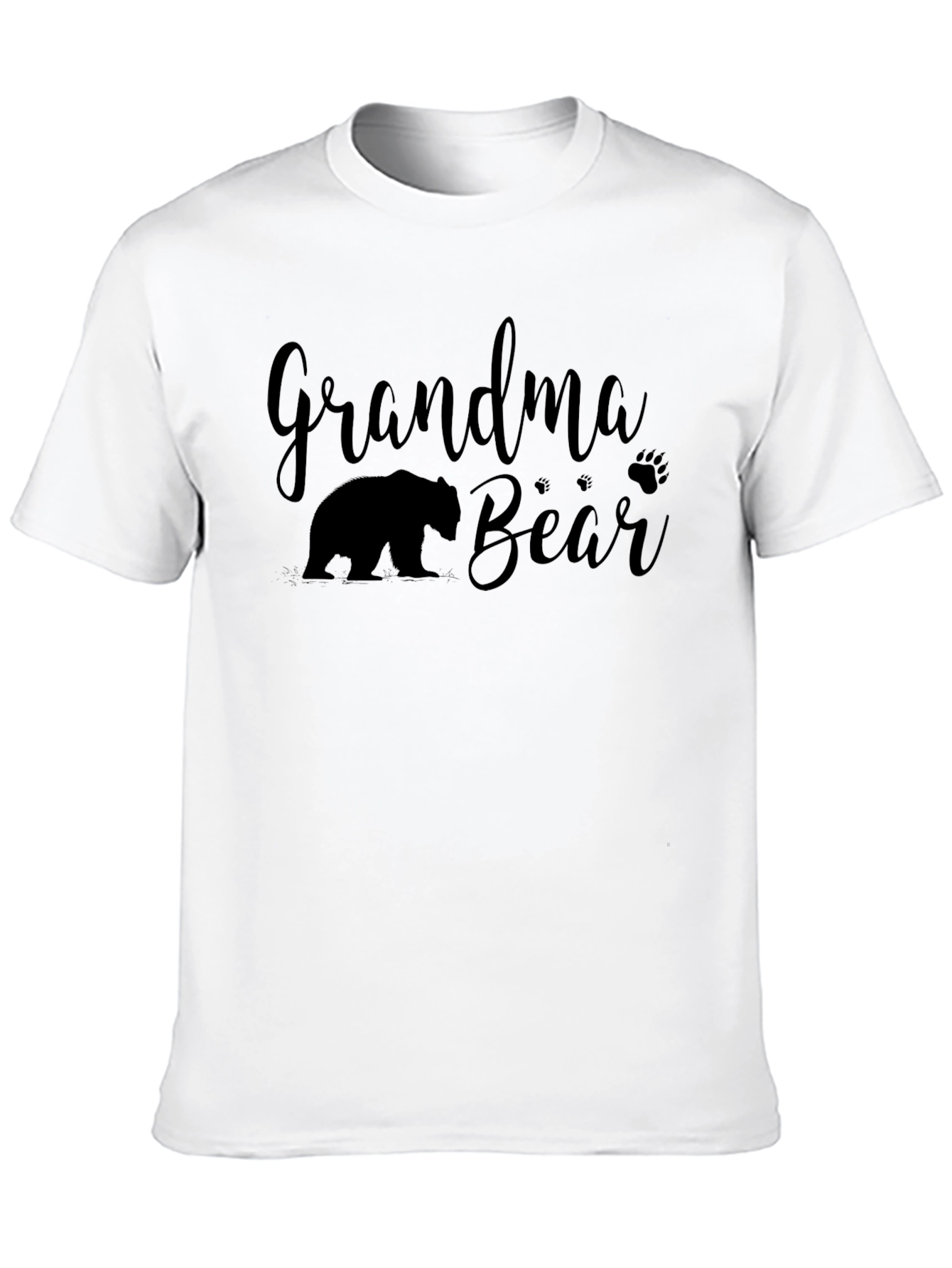 Grandma Bear Black T-Shirt