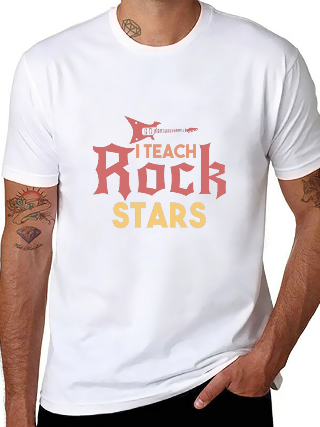 I Teach Rock Stars Graphic T-Shirt