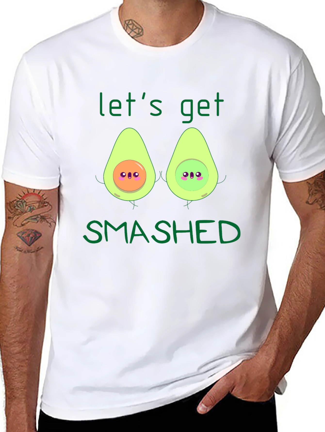 Lets Get Smashed Avocado T-Shirt