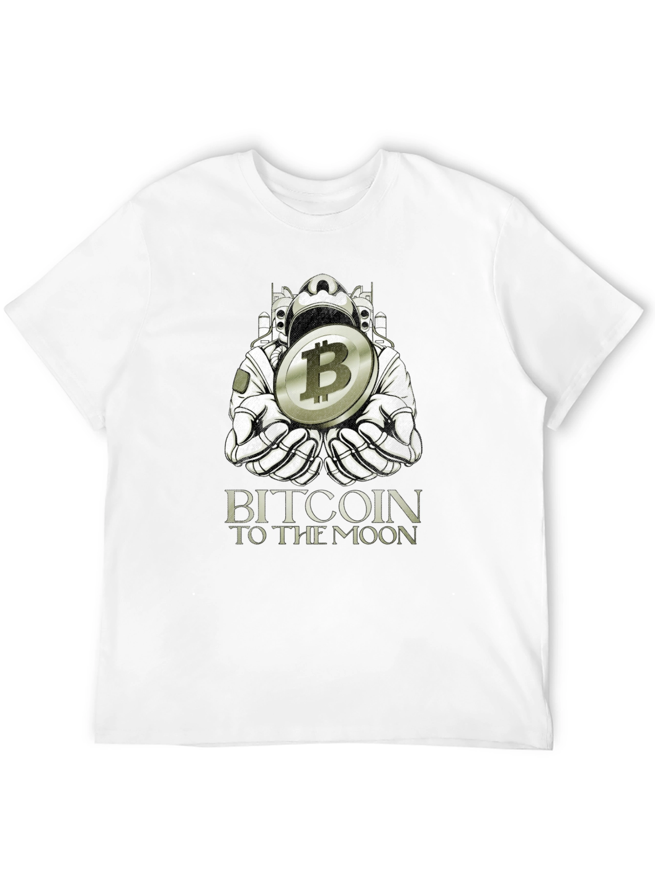 Bitcoin to the Moon Graphic Tee