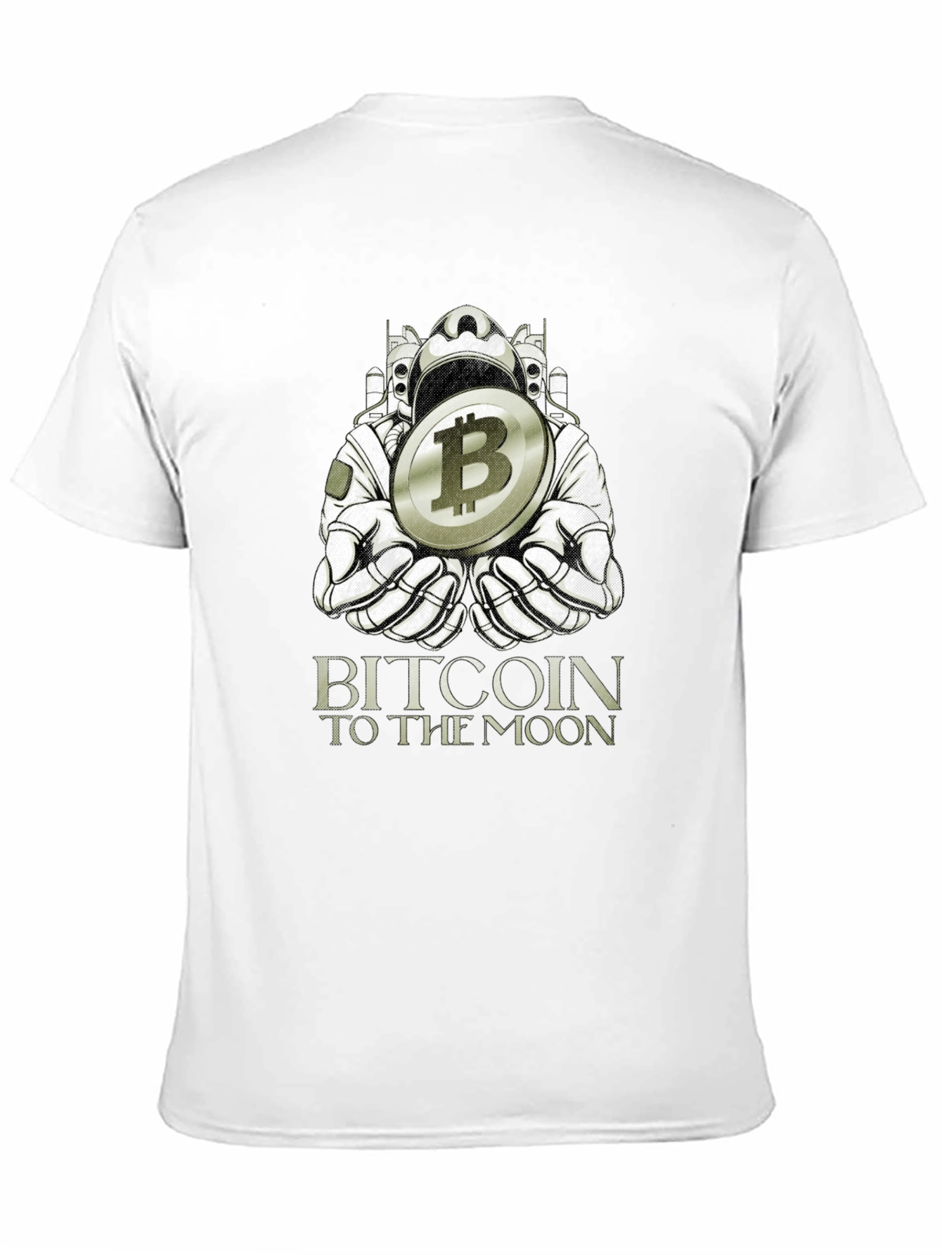 Bitcoin to the Moon Graphic Tee