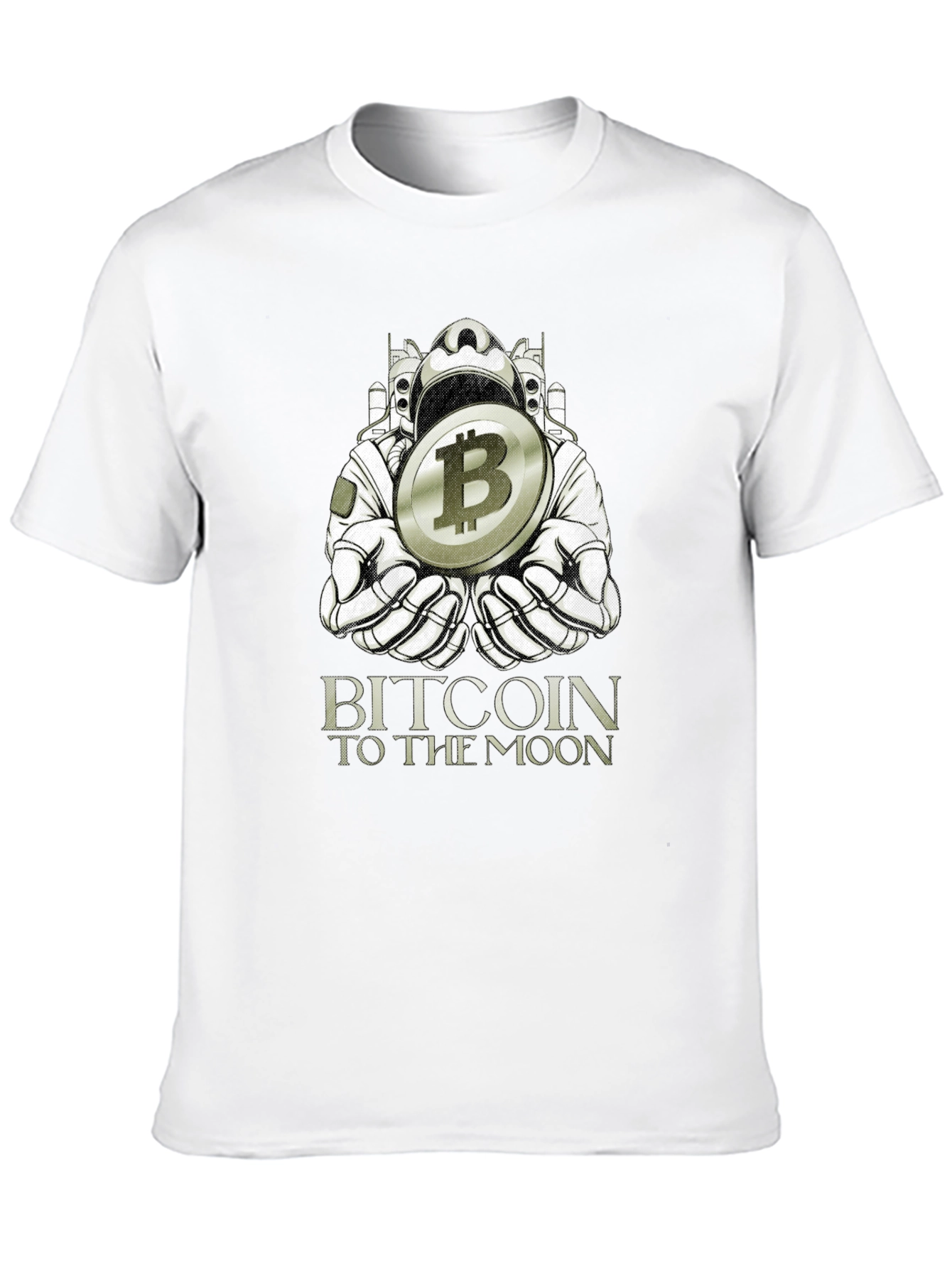 Bitcoin to the Moon Graphic Tee