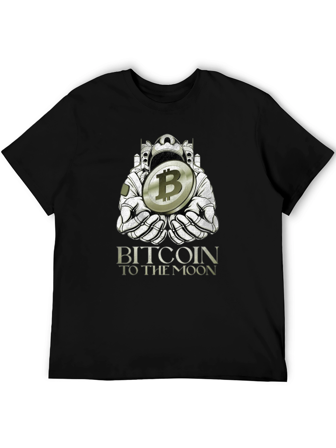 Bitcoin to the Moon Graphic Tee