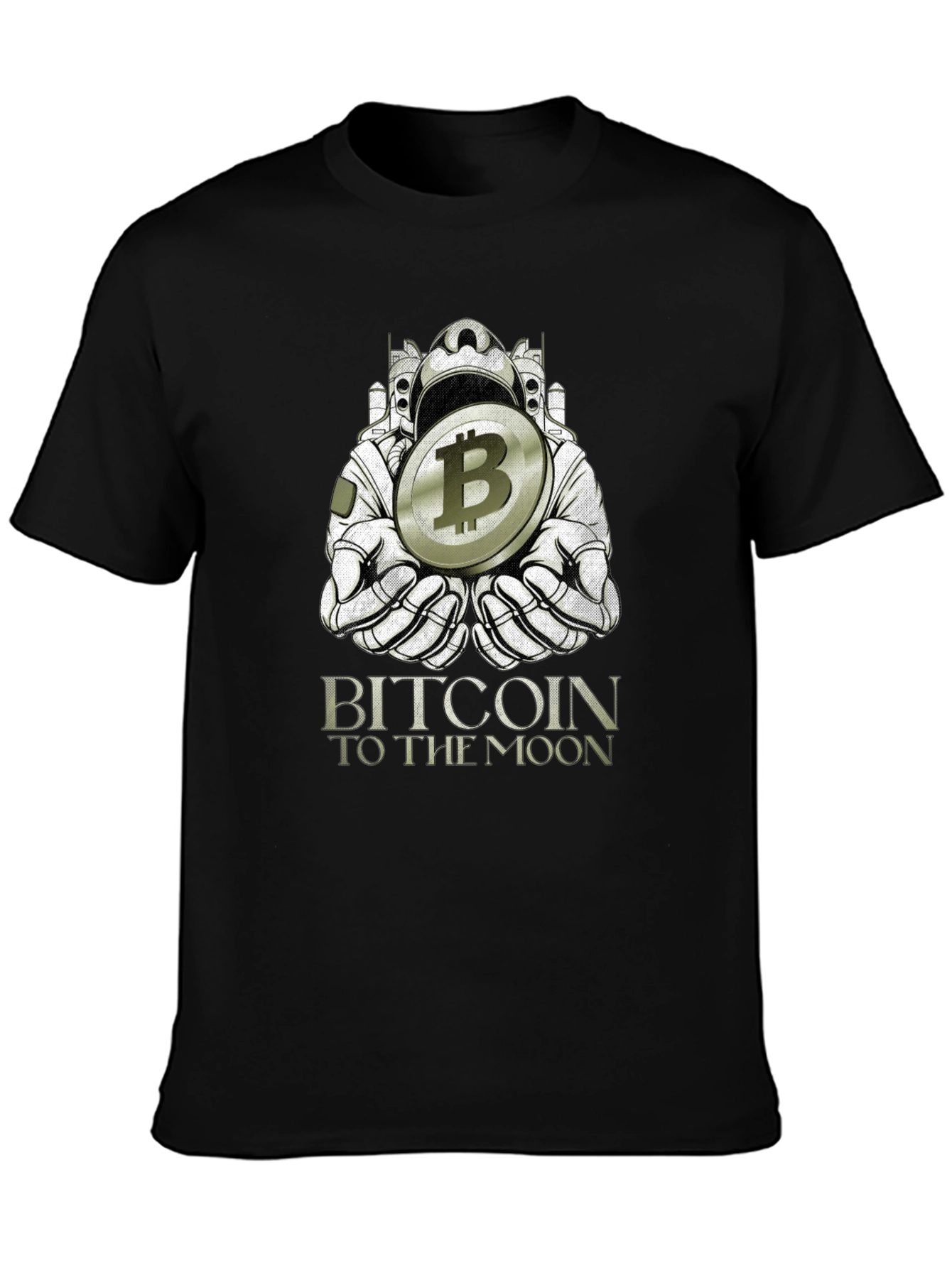 Bitcoin to the Moon Graphic Tee