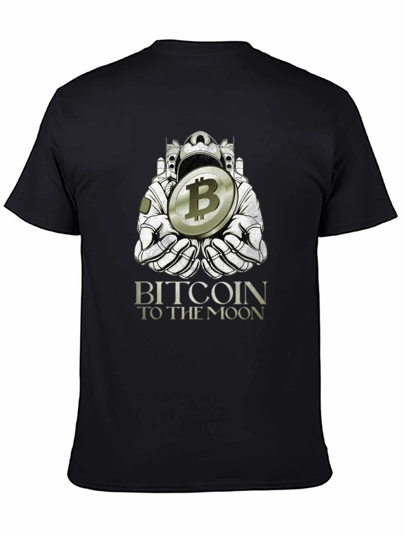 Bitcoin to the Moon Graphic Tee