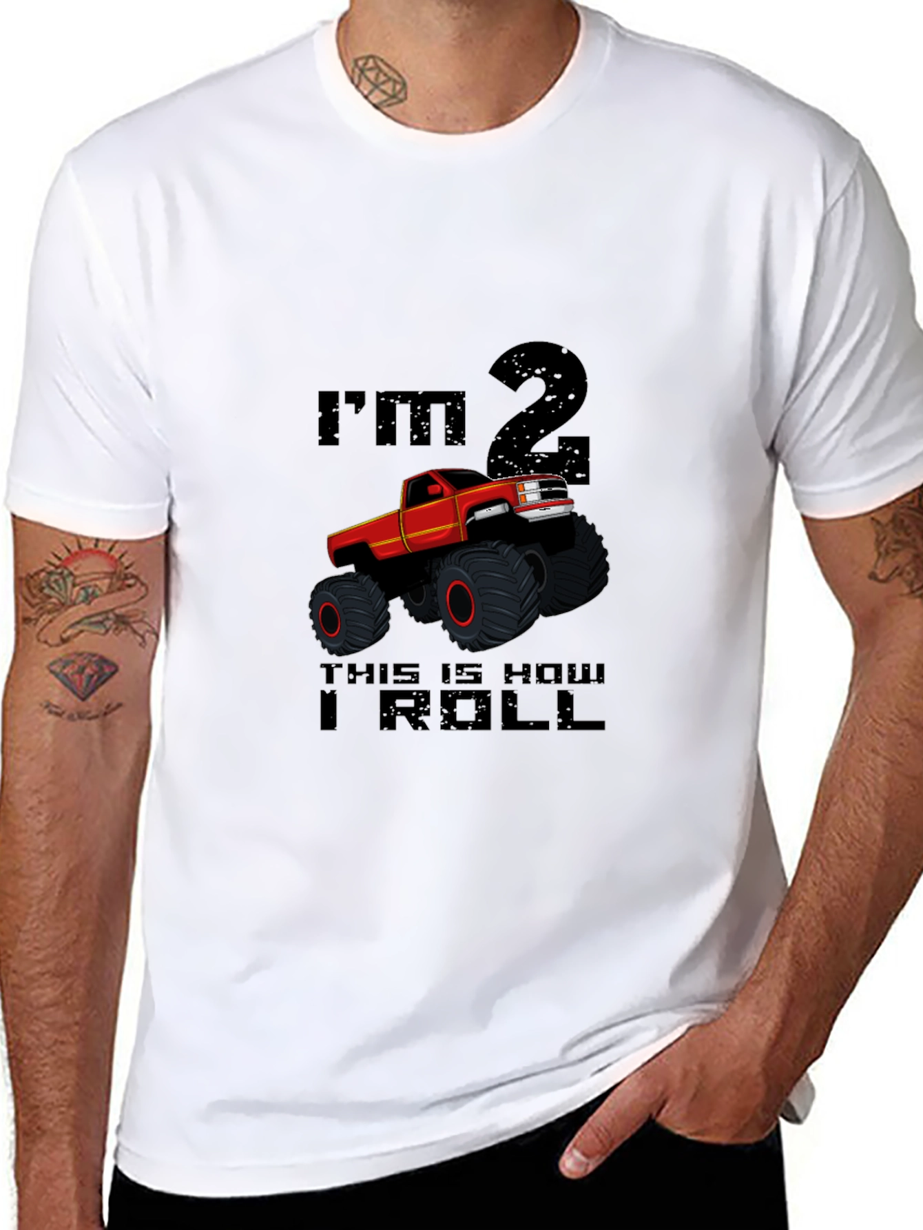 Im 2 This is How I Roll Toddler T-Shirt