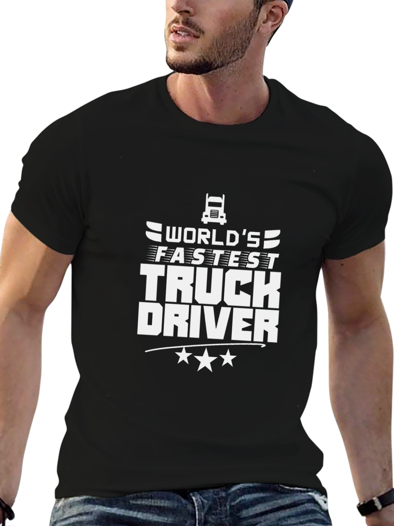Worlds Fastest Truck Driver Graphic Tee
