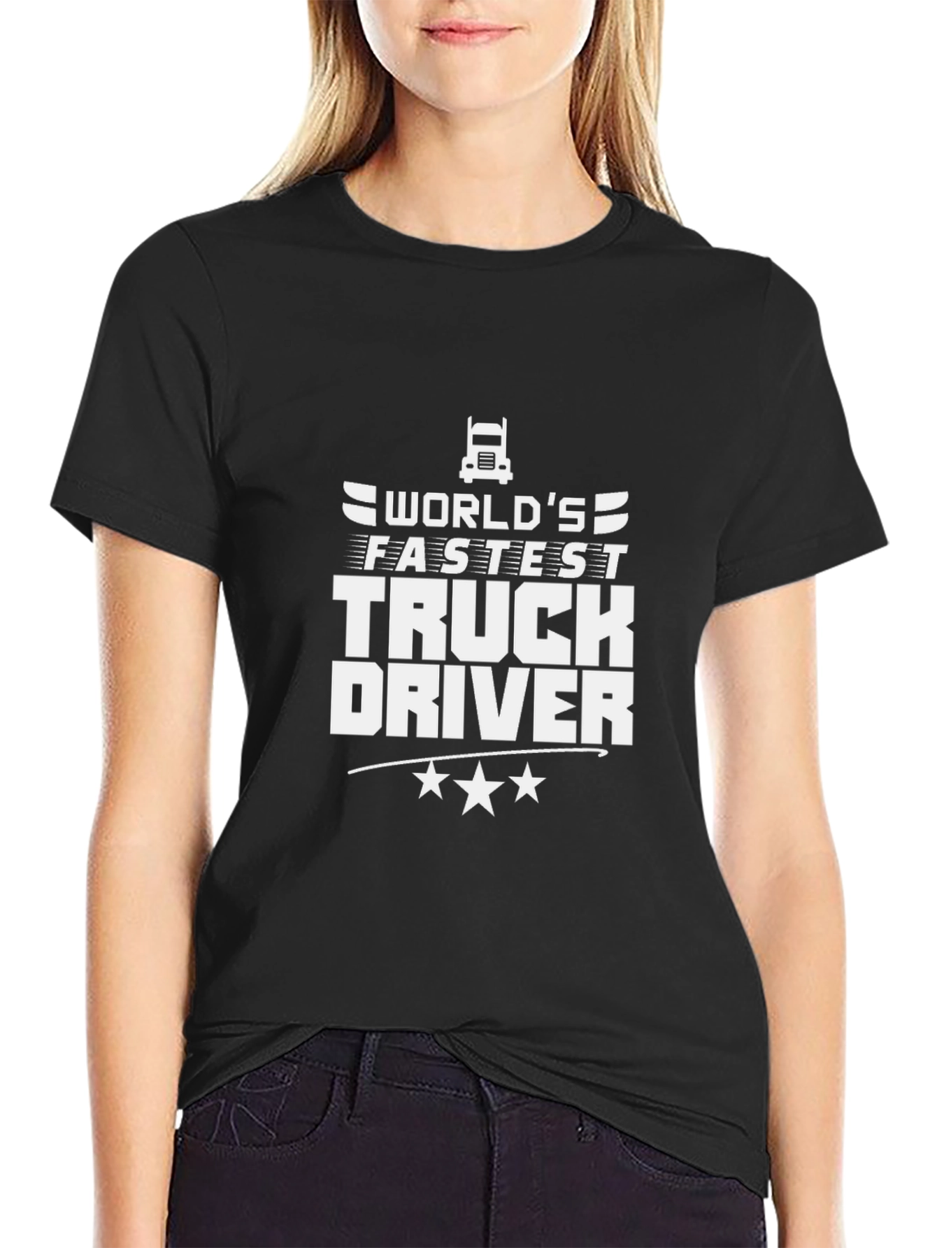 Worlds Fastest Truck Driver Graphic Tee