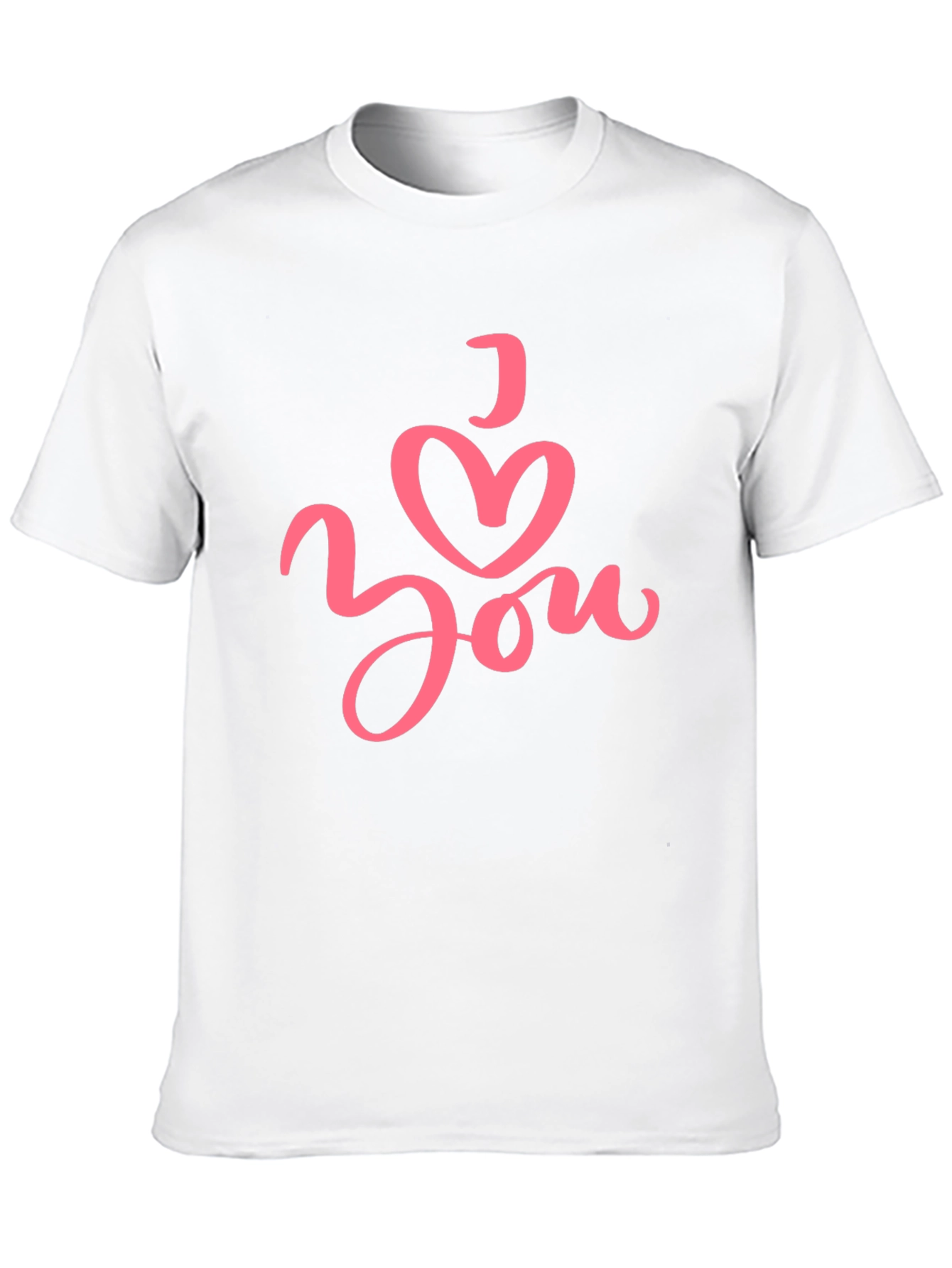 I Heart You Graphic T-Shirt - Black Casual
