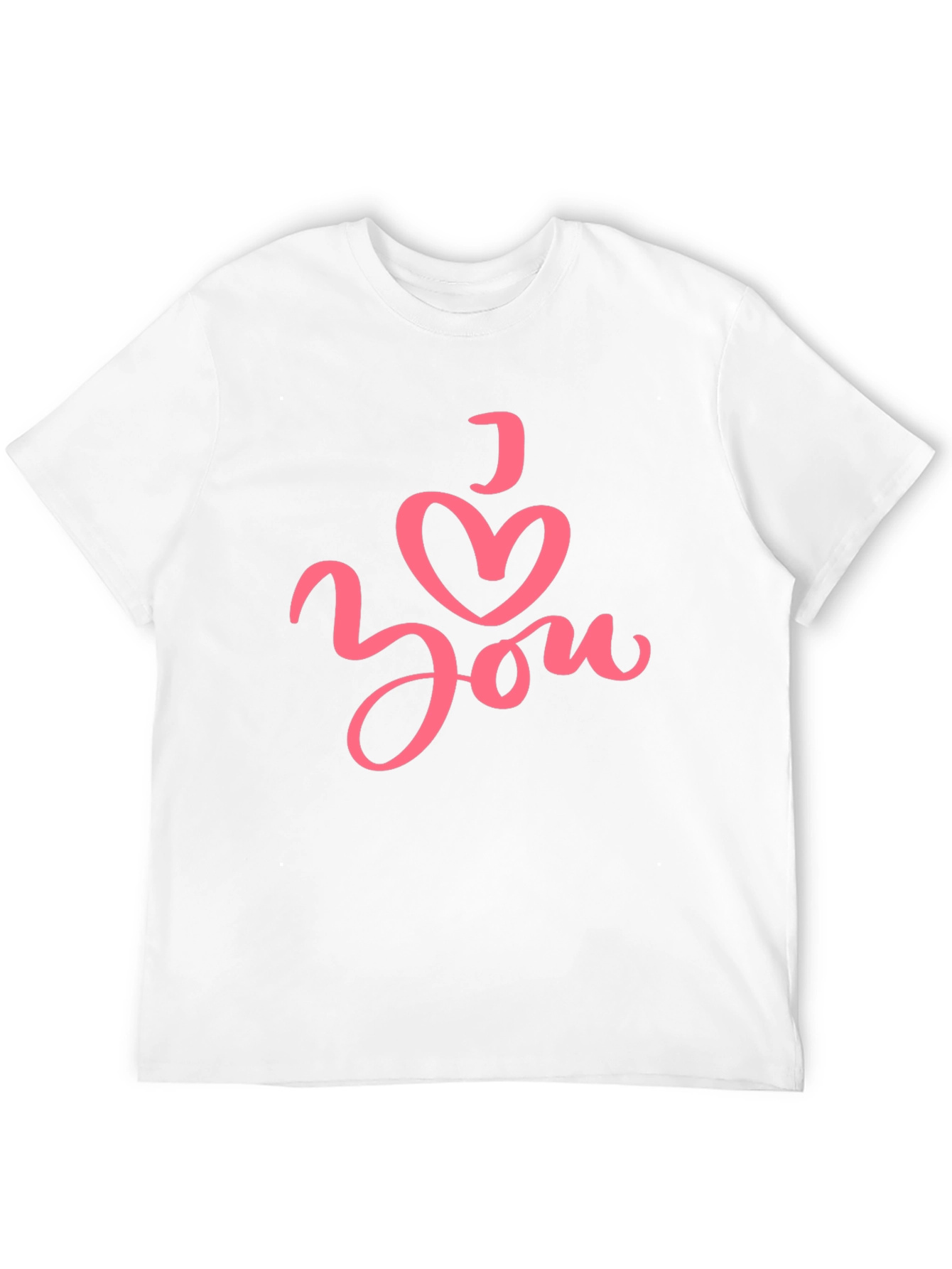I Heart You Graphic T-Shirt - Black Casual